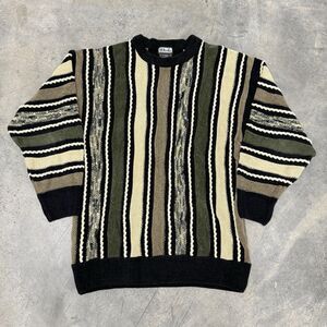 Vintage D'avila Sweater Long Sleeve Pullover XL Cogi Type Textured Knit